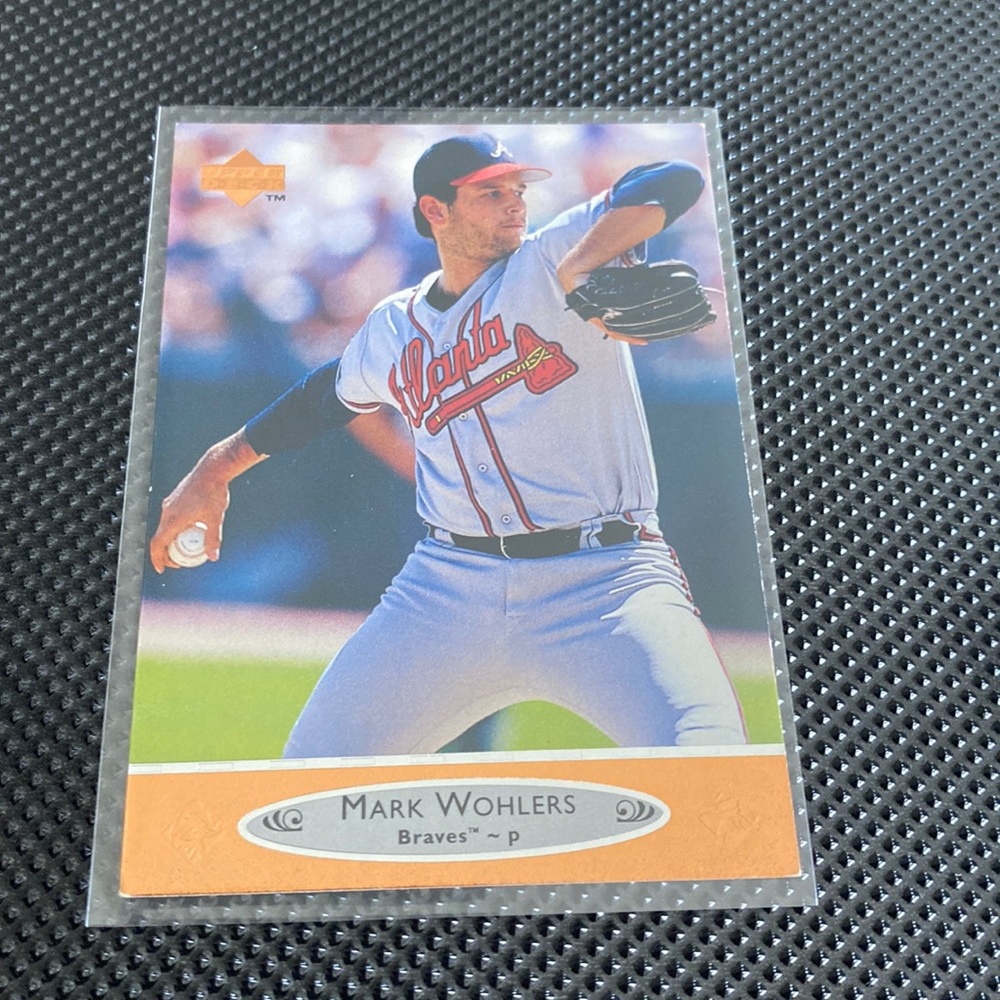 Mark Wohlers Brave MLB card